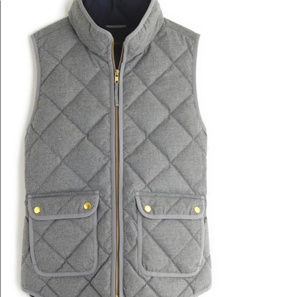 J.Crew Excursion Quilted Flannel Vest - Picture 3 of 3